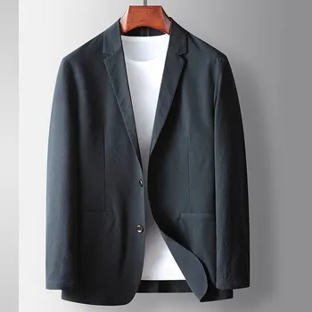 5331-R-Нов мъжки модерен бизнес строг костюм, сако с копчета, оборудвана младежки костюм