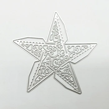 3D печати във формата на звезда с рамка от въглеродна стомана, форми за щанцоване, декор