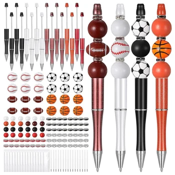 16 Комплекти пластмасови химикалки на едро, определени за производство на химикалки от мъниста със собствените си ръце, за деца, ученици, училище, офис подаръци