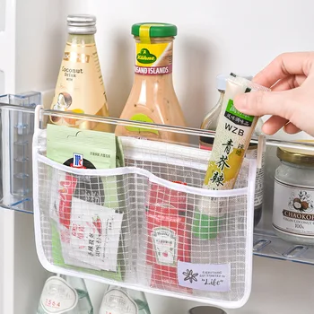 Окото чанта за съхранение в хладилник, подвесная домакински класификация, чанта за съхранение, подвесная чанта за съхранение в хладилника с две отделения