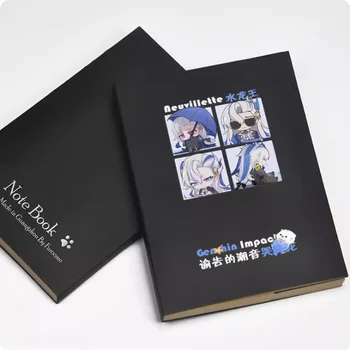 Аниме Genshin Impact Neuvillette Дневник Училищна Тетрадка Книжен В Дневния Ред На Планер График Албум За Рисуване Подарък За Детски Тетрадки На Книгите На 2069