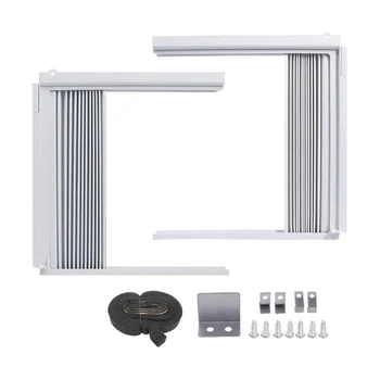 Страничните панели прозорец климатик с рамка, климатик в стаята, пълнител във формата на хармоника, Подмяна на комплект завеси, се регулира с помощта на рамки