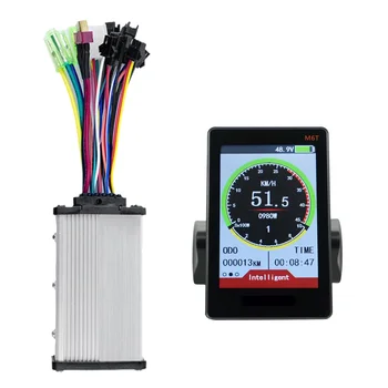 М LCD дисплей електрически велосипед M6T + синусоидална контролер 36 350 W, цветен екран с USB, универсален за электровелосипеда, електронното скутер