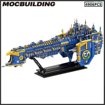 Водещ Модел на линеен кораб от Клас Space Movie MOC Строителни Блокове 40k Battlefleet Honor САМ Bricks Display Collection Играчки Подаръци