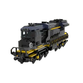 Версия на двигателя на влака Набор от играчки за сглобяване на моделите за възрастни 595 бр. MOC Build