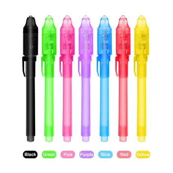 Secret Pen Birthday Party Писалка с невидимо мастило с UV осветление за деца и възрастни