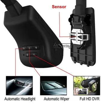 Автомобилен видеорекордер с FULL HD smart wiper с автоматичен сензор за фарове за NISSAN Qashqai (2019)